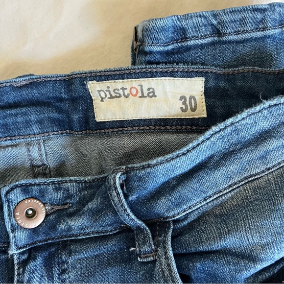 Pistola distressed jeans zipper hems 30 x 26” ankle - Picture 9 of 9